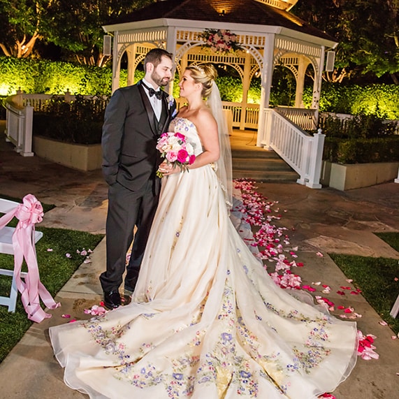 Disneyland Wedding Spotlight Stephanie Mike Disney 