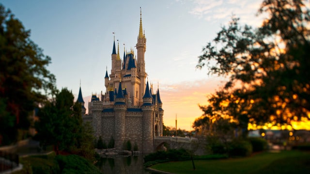 Sleeping Beauty Castle at sunrise